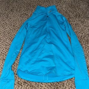 Women's Under Armour Blue Long Sleeve Zip up Jacket